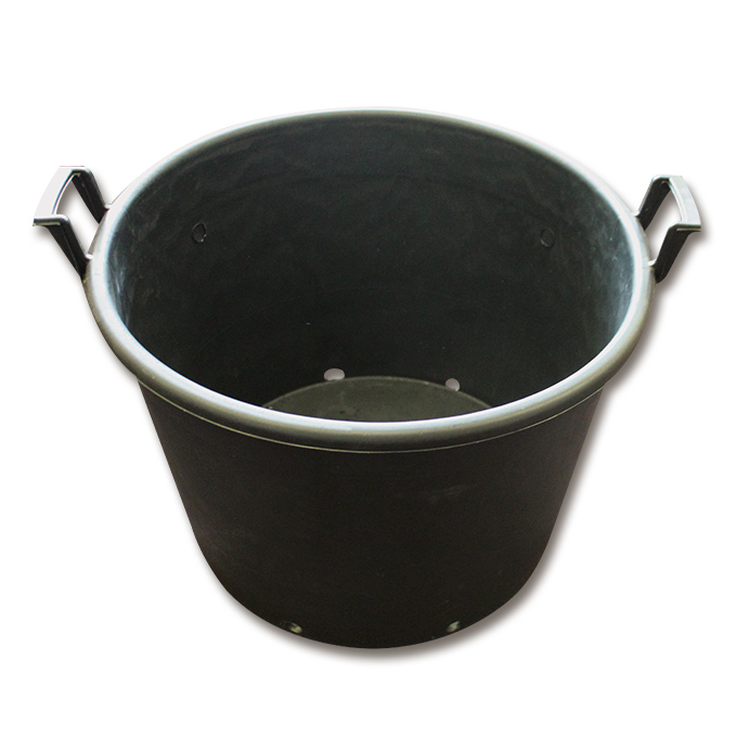 Gross-Container schwarz 100 lt, mit seitlichen Griffen