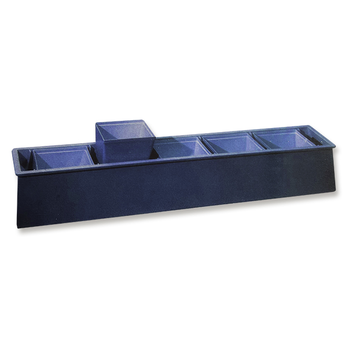 Kräuterkasten PFLANZFIX blau 85 cm lang