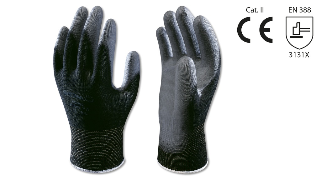 Gant de fleuristes SHOWA PALM FIT noir, taille 9