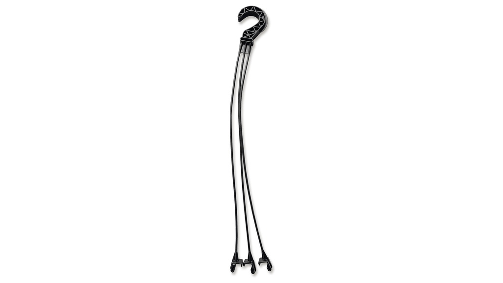 Attache pour suspensions pour plantes CLASSIC TOP noir