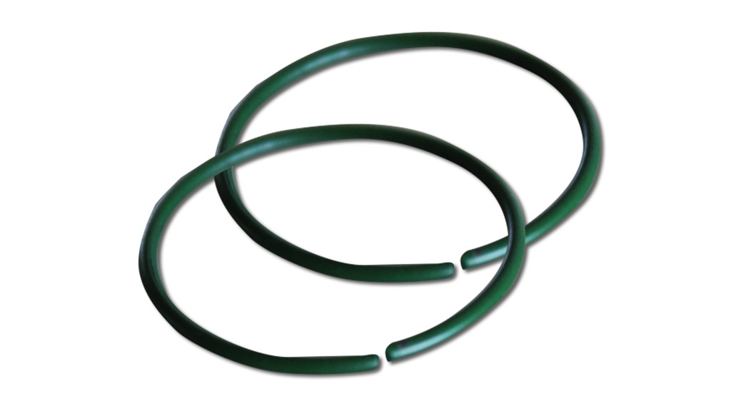Bagues oeillets vert, ø 17 mm, carton de 500 g