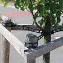 Attache pour arbres, 630 mm, inc. raccord, sachet de 50 pces