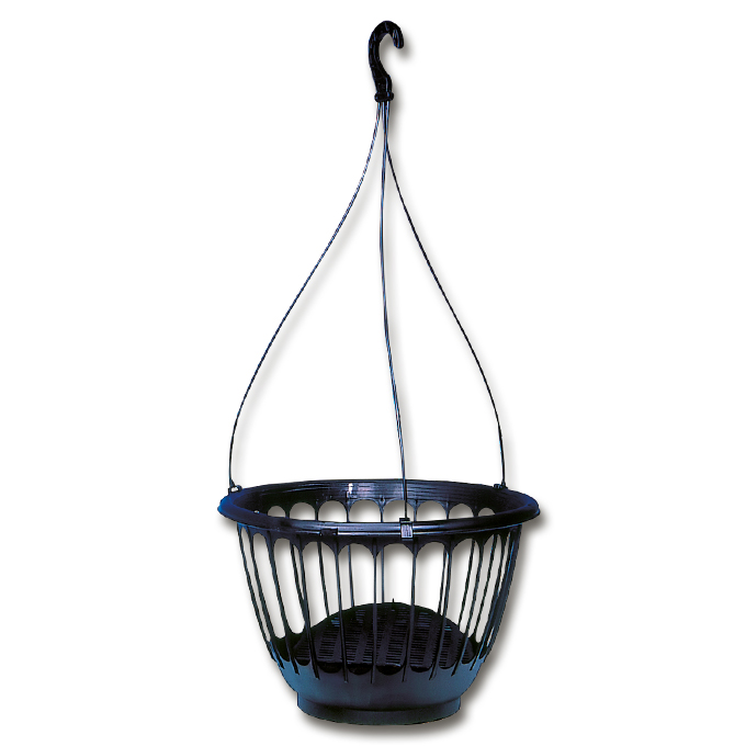 Hängekorb CLASSIC TOP schwarz, 35 cm ø