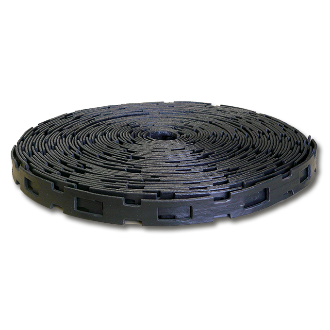 Baumbinder (Kettenbinder) No. 5, schwarz, 25.4x3.8 mm, Rolle à 25 m