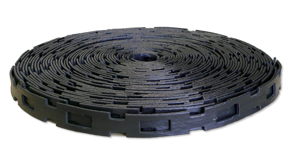 Baumbinder (Kettenbinder) No. 5, schwarz, 25.4x3.8 mm, Rolle à 25 m