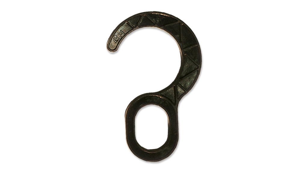 Haken schwarz für Rohre 5.5 cm ø