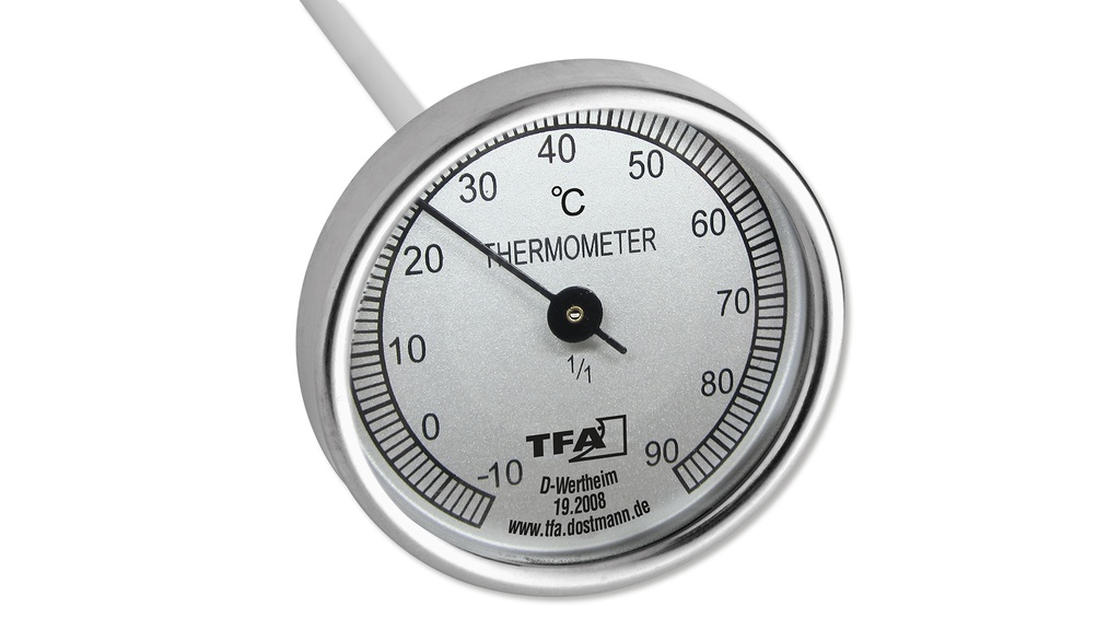 Thermomètre de compost -10°C à +90°C, longueur 40 cm