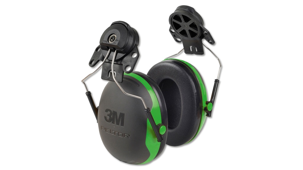 Helm-Gehörschutzkapseln 3M PELTOR, grau-grün