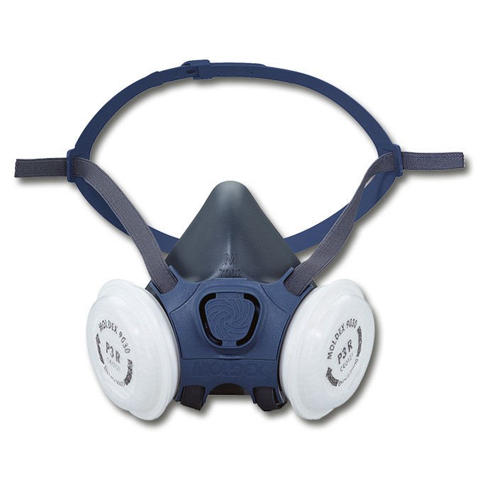 Gummi-Halbmaske MOLDEX Serie 7000, ohne Filter, Grösse M