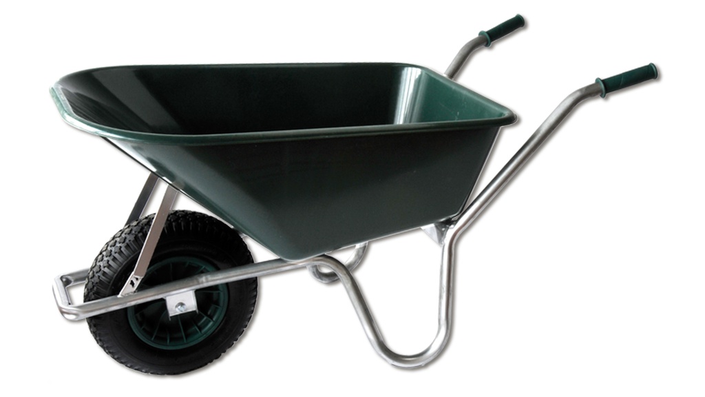 Brouette, cuve en polypropylène, contenu 100 litres