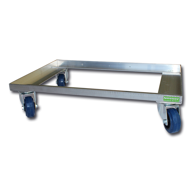 Rouleur pour corbeilles de transport 60x40 cm, force portante 400 kg