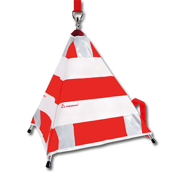 TRIOPAN-Warnsignal, 3-dimensional, mit Reflexeinsätzen