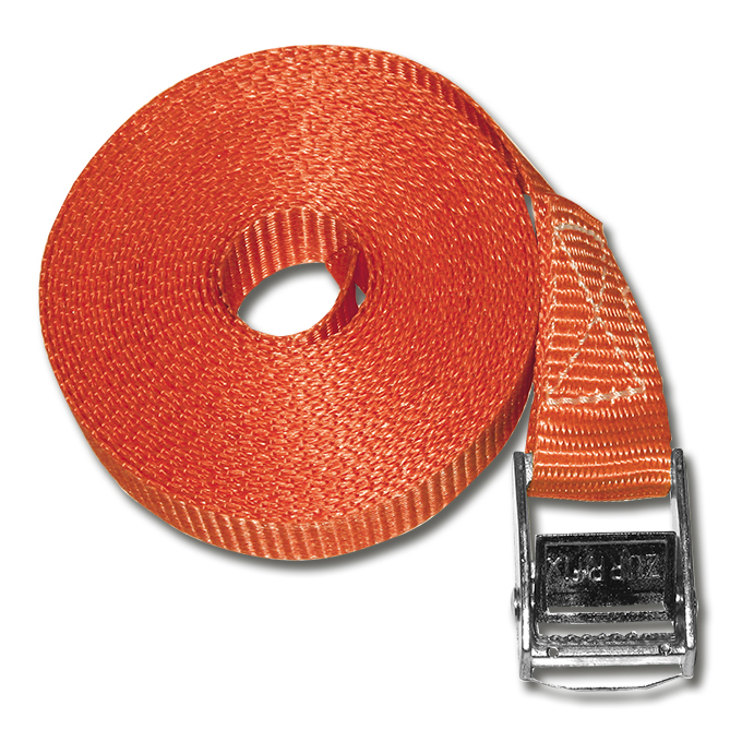 Sangles d’arrimage avec fermeture 25 mm, longueur 1.5 m