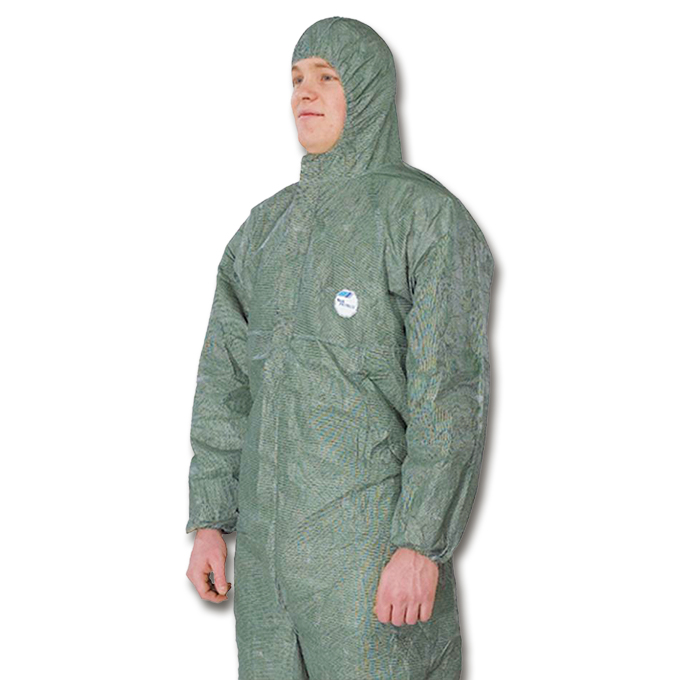 Schutzoverall Typ 5 und 6 TYVEK grün, Grösse L