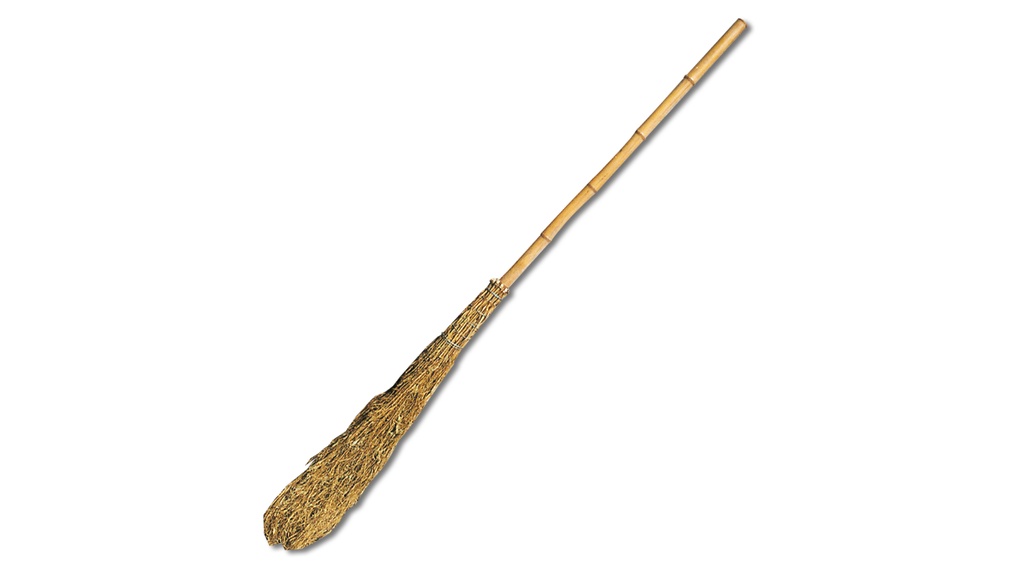 BAMBUS-Besen, 180 cm lang, 36 Zweige