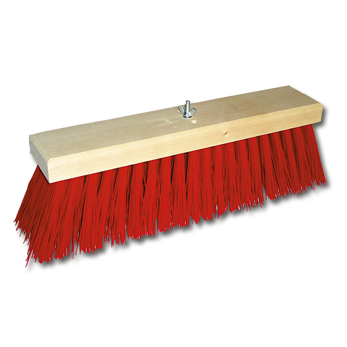 Balai de rue, plastpiassava, 40 x 8 cm, sans manche