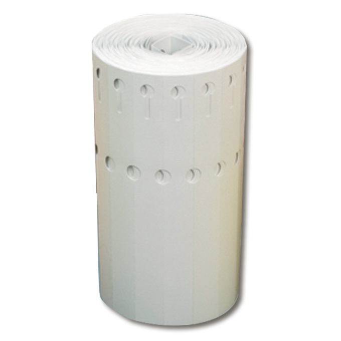 Étiquettes à boucle 200 my blanche 160 x 13 mm, 1'000 pièces