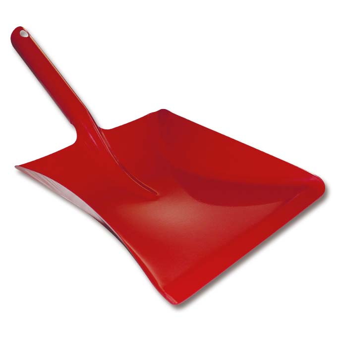 Kehrichtschaufel, lackiert, 26 cm breit