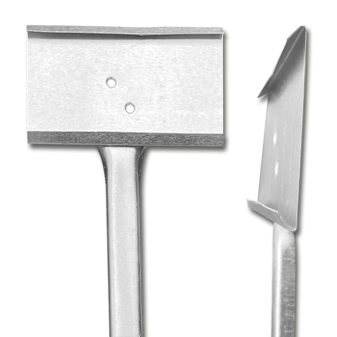 Stand-Etiketten aus Metall 50 cm