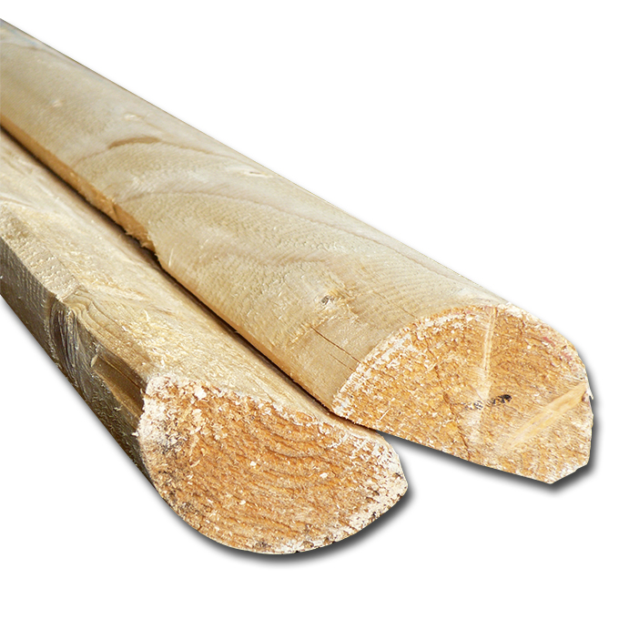 Halbpfähle Ø 80 mm, 250 cm lang