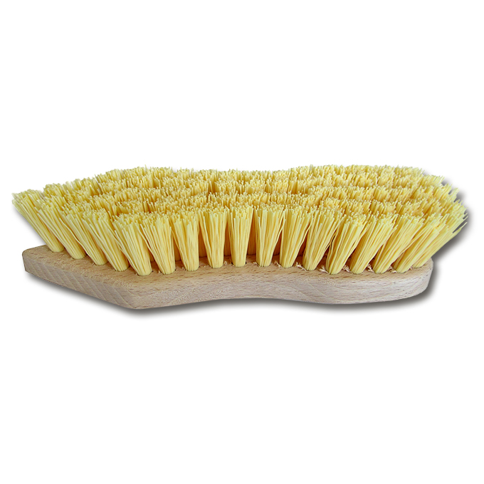 Brosse à récurer, effilé-rond, rizette synthétique, 205/50 m