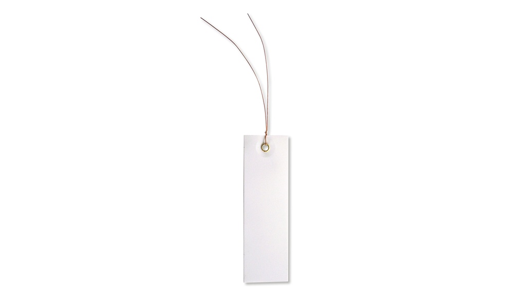 Étiquettes à suspendre blanche 100 x 30 mm, sachet de 250 pièces