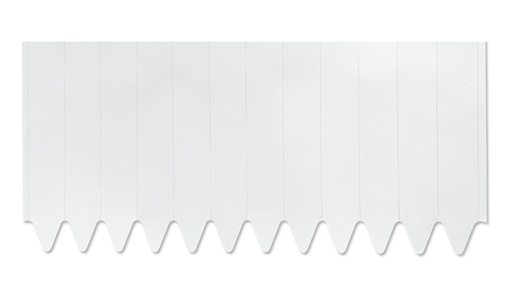 Laser-Stecketiketten weiss, 200 my, 24x140 mm, 1008 Etiketten