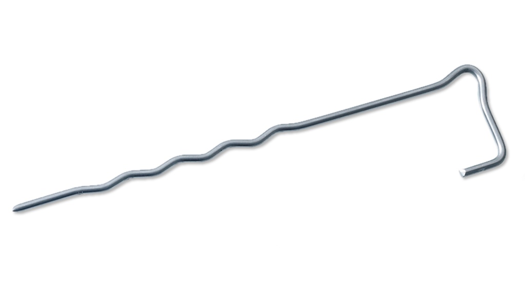 Agraffe GEOHIT L-förmig, blank 30 x 3 cm, 500 Stück