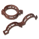 Pflanzenbefestigungsclip 25 mm terracotta, 9000 Stück