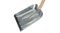 [204.489] Pelle de cantonniers avec bord tranchant en acier feuillard à ressort, lame 36 x 30 cm