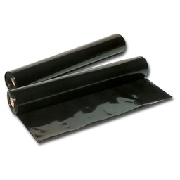 [133.260] Feuille en plastique noire, longueur 50 m, largeur 200 cm, épaisseur 0.15 mm
