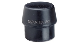 [208.457.60] Tête de rechange noir pour maillet SIMPLEX ø 60 mm