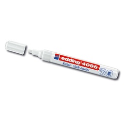 [424.290] Marqueur craie «EDDING 4095», blanc, largeur du trait env. 2-3 mm