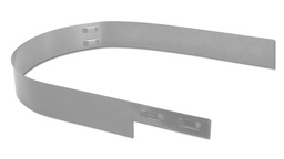 [138.080] Bordure acier inox, hauteur 10.2 cm, épaisseur 2 mm