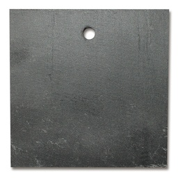 [442.102] Ardoise rectangulaire perforée Ø 7 mm, 95 x 95 mm