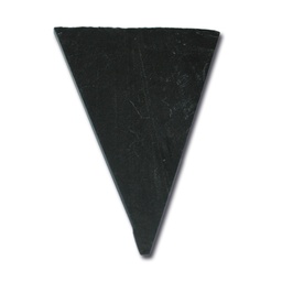 [442.106] Schiefertafel zum Stecken, dreieckig, 75 x 95 mm