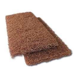 [290.271] Scheurpad 115 x 255 x 25 mm braun, 10 Stück