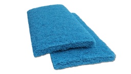 [290.272] Pad pour polir 115 x 255 x 25 mm bleu, 10 pièces