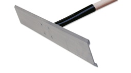 [208.177] Teerkrücke kantenverstärkt, 70 cm breit, mit Stiel 170 cm