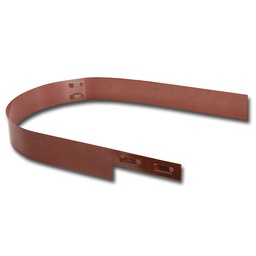 [138.015] Randbegrenzung Stahl braun pulverbeschichtet, Höhe 10.2 cm, Dicke 3 mm