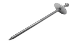 [135.225] Befestigungsnagel für Bändchengewebe mit Metallplatte