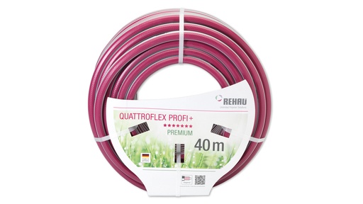 Gummischlauch QUATTROFLEX PROFI 19 x 4.0 mm, Rolle à 40 m