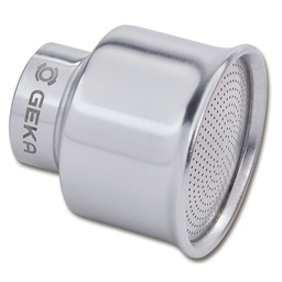 [154.214] Giesskopf aus Leichtmetall Ø 50 mm, 0.7 mm Löcher, Bajonett-Verschluss