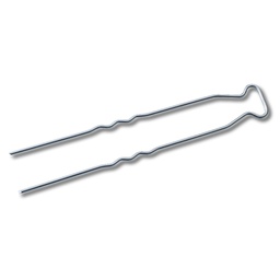 [135.248] Agraffe GEOHIT U blank Wellenprofil 20 x 3 x 20 cm, 250 Stück