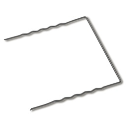 [135.235] Agrafe en U GEOHIT EXTRA large non zinguée 20 x 20 x 20 cm, 100 pièces