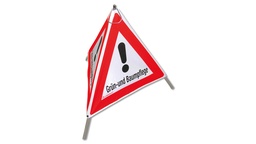 [210.265] Signal pliable TRIOPAN, signal 1.30 «Grün- und Baumpflege», qualité normale, grandeur 90 cm