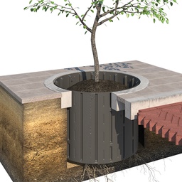 [137.905] Paroi guide-racine ROLLRIB® hauteur 59 cm, rouleau de 21 m