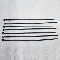 [208.894.1] Attache-câbles 200 x 3.6 mm, noir, sachet de 100 pièces