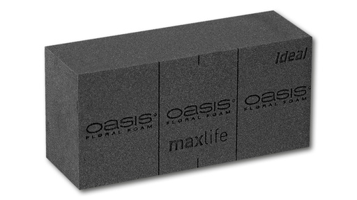 OASIS® BLACK IDEAL Frischblumen-Steckschaum, 35 Ziegel