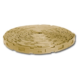 [203.697] Attache pour arbres (attache-chaîne) No. 5, beige, 25.4x3.8 mm 25 m